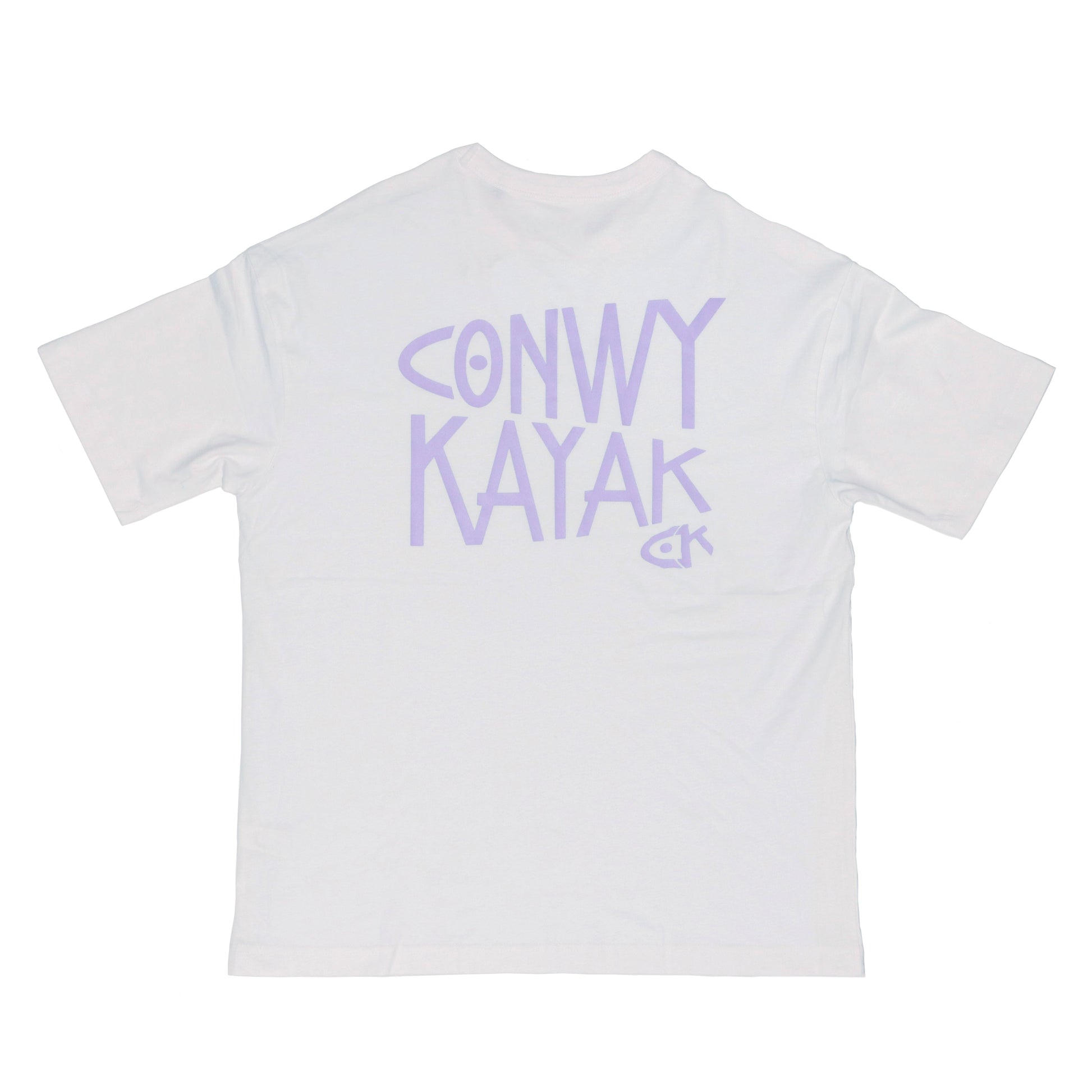 Conwy Kayak - White Oversized T-Shirt | Conwy Kayaks