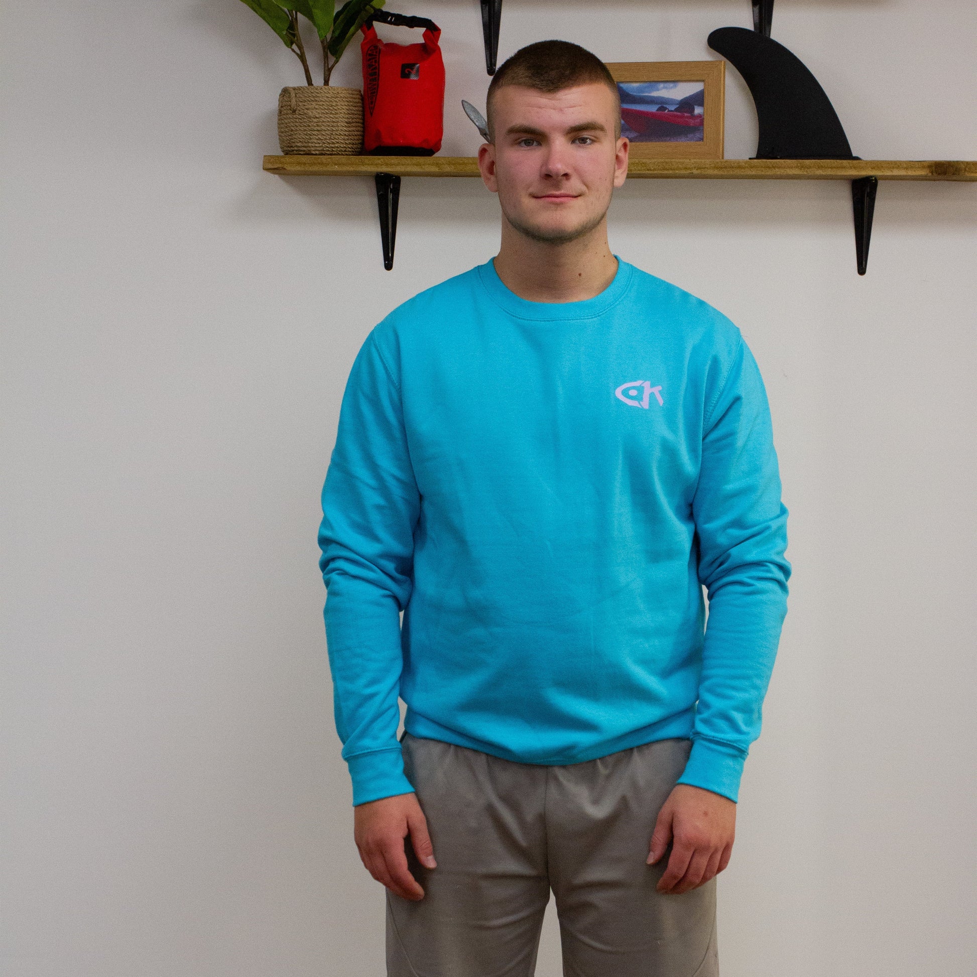 Conwy Kayak - Light Blue Crewneck Jumper | Conwy Kayaks