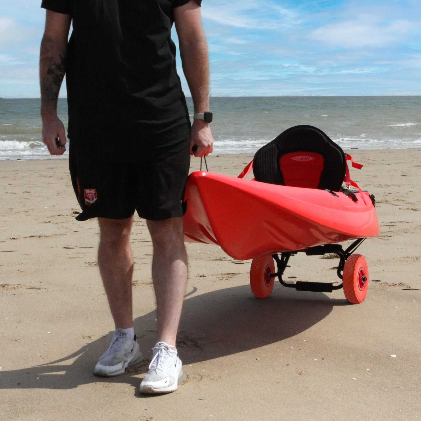 Conwy Kayak - K3 Flat-Free Folding Kayak Trolley Cart 50kg | Conwy Kayaks