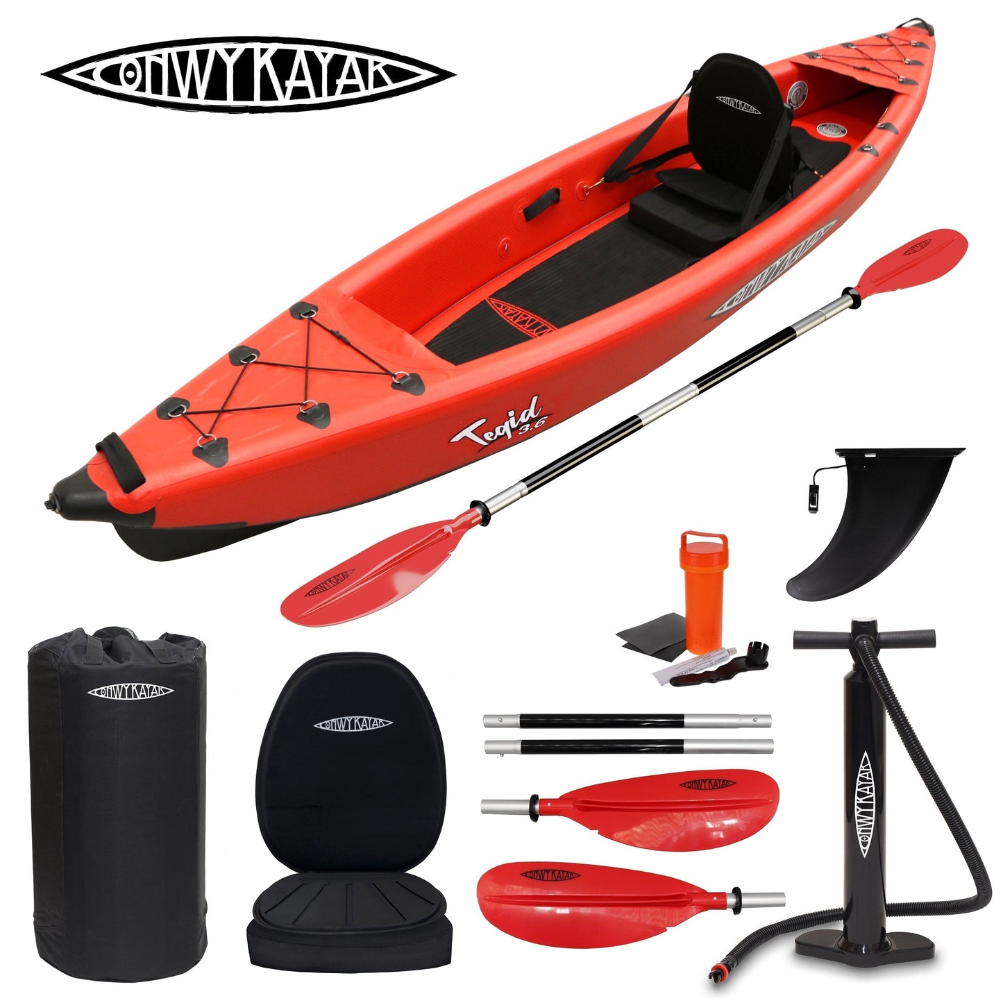 Tegid Inflatable 1 Man Kayak - In Store Refurbishment | Conwy Kayaks