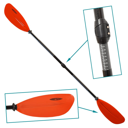 Conwy Kayak - Fibreglass Red Kayak Paddle | Conwy Kayaks