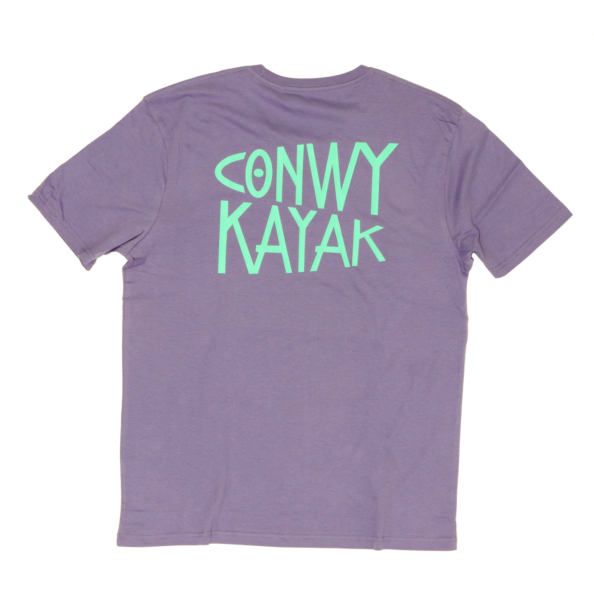 Conwy Kayak - Purple Short Sleeve T-shirt - 1