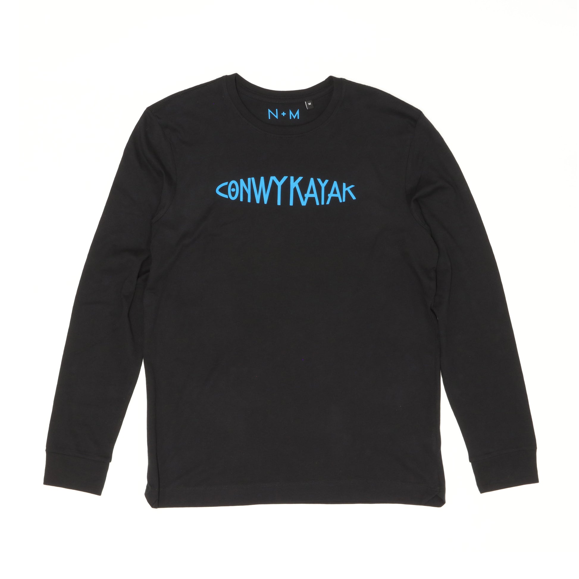 Conwy Kayak - Black Long Sleeve T-Shirt - 0