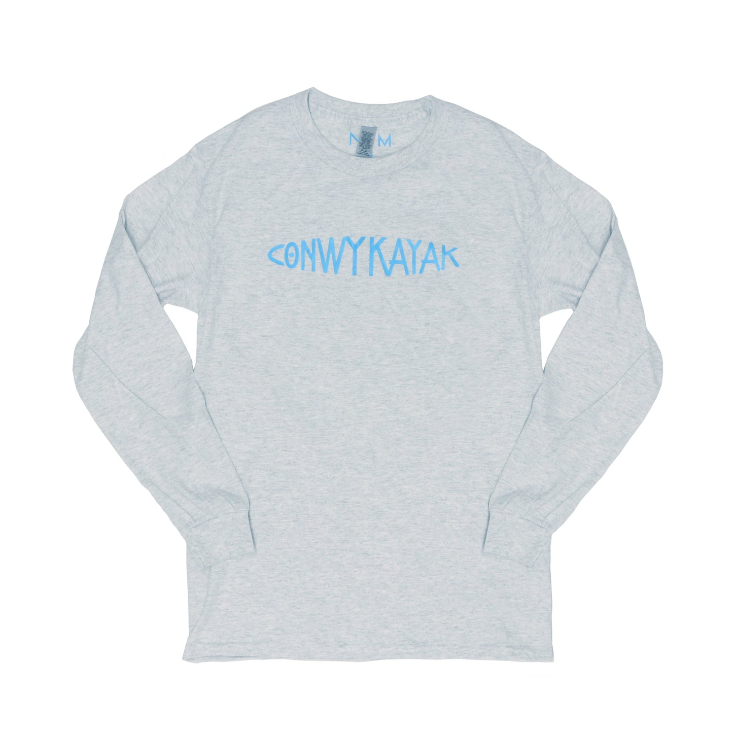Conwy Kayak - Ash Grey Long Sleeve T-Shirt - 3