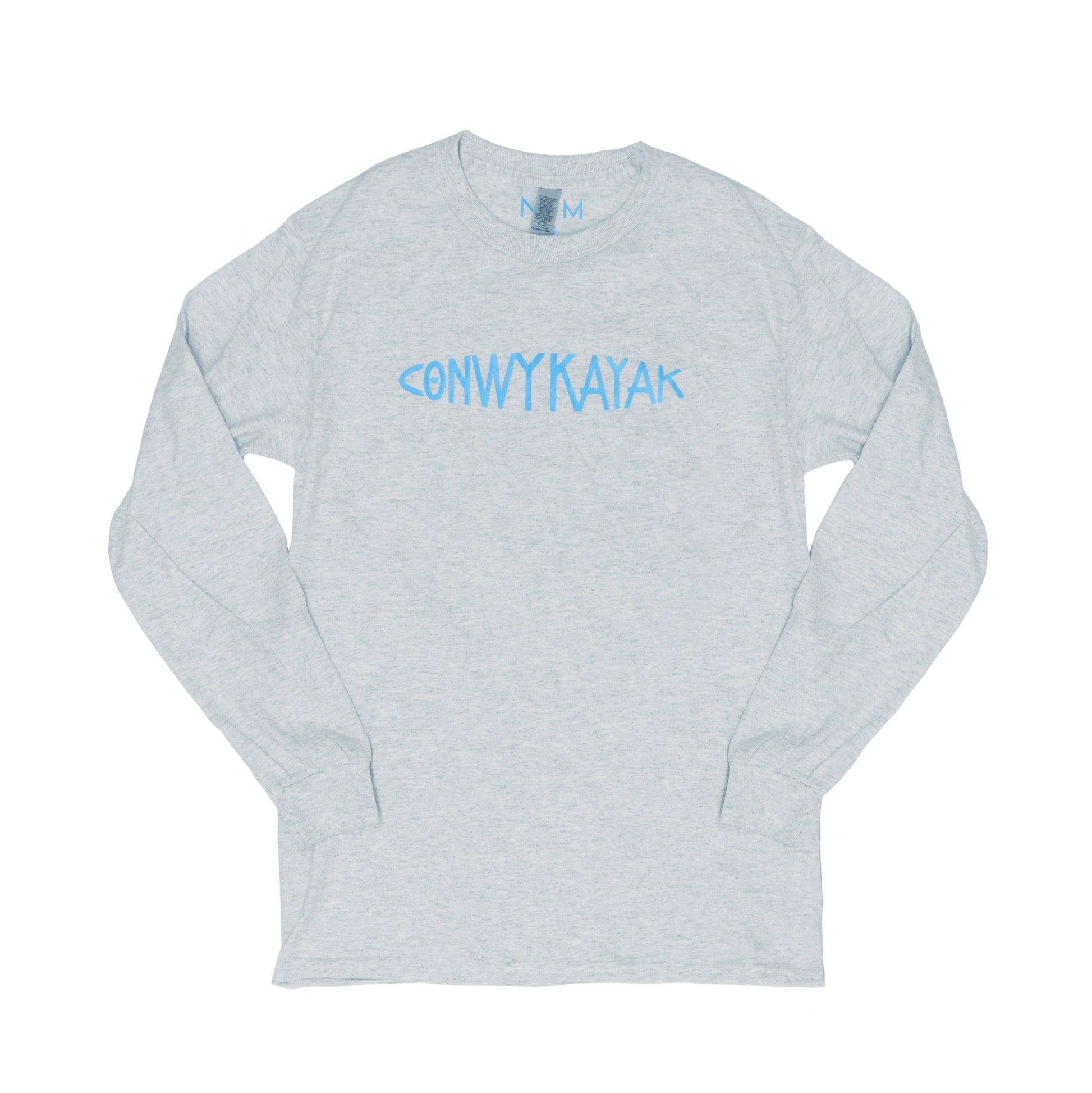 Conwy Kayak - Ash Grey Long Sleeve T-Shirt | Conwy Kayaks