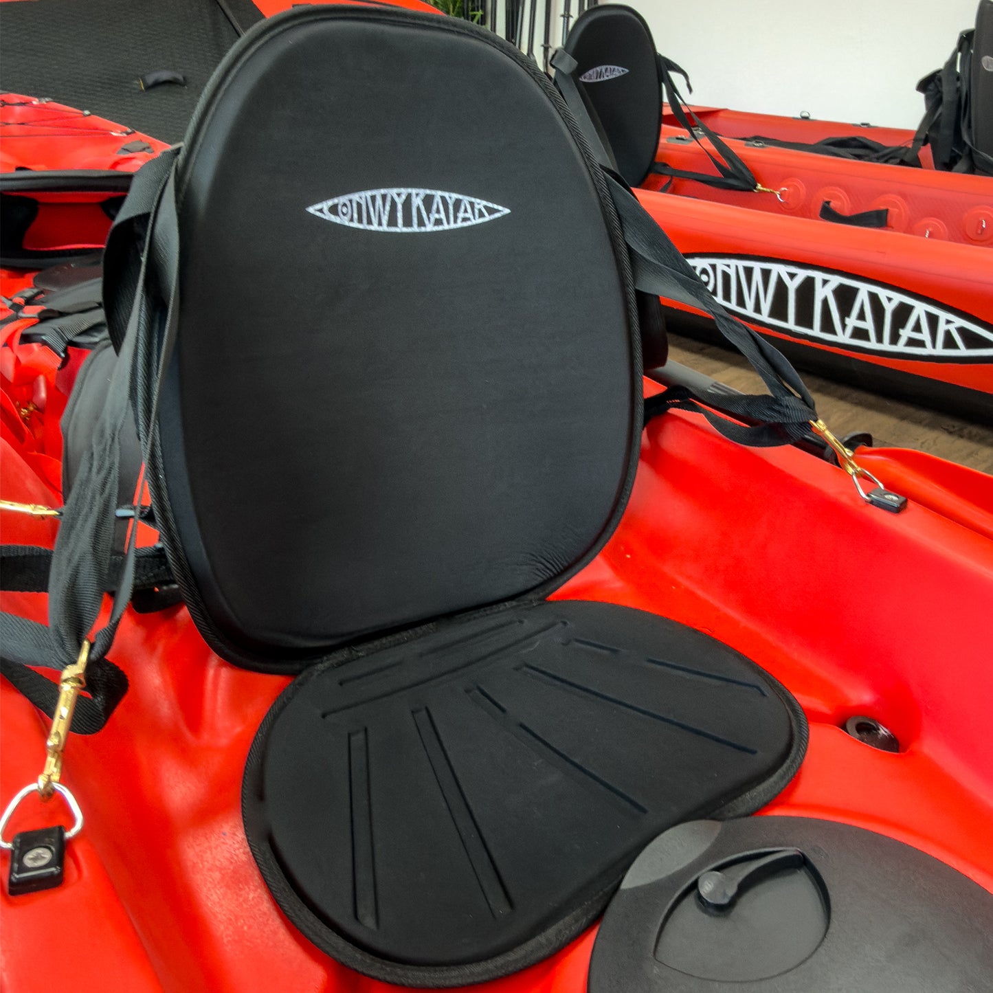 Conwy Kayak - Adjustable Kayak Seat with Cushion | Conwy Kayaks