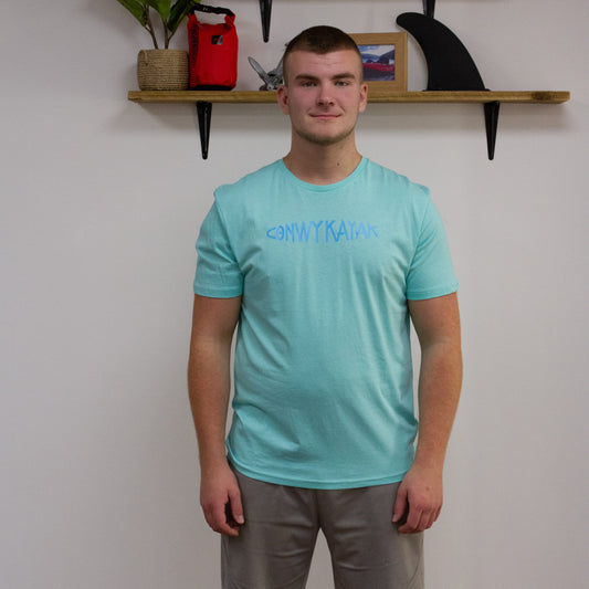 conwy kayak - peppermint short sleeve t-shirt