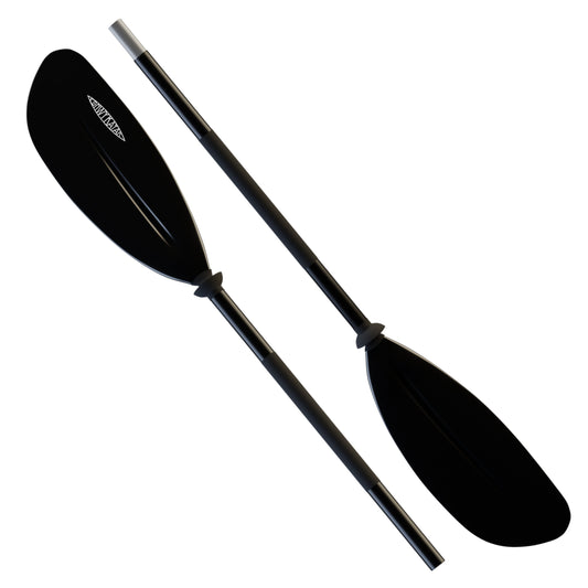 Conwy Kayak - Black 2 Piece Aluminium Kayak Paddle - 9