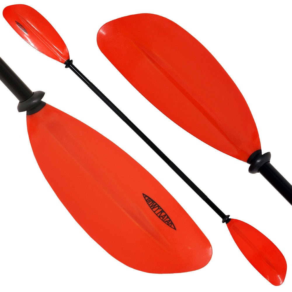Conwy Kayak - Red 2 Piece Aluminium Kayak Paddle - 2