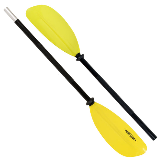 Conwy Kayak - Yellow 2 Piece Aluminium Kayak Paddle - 17
