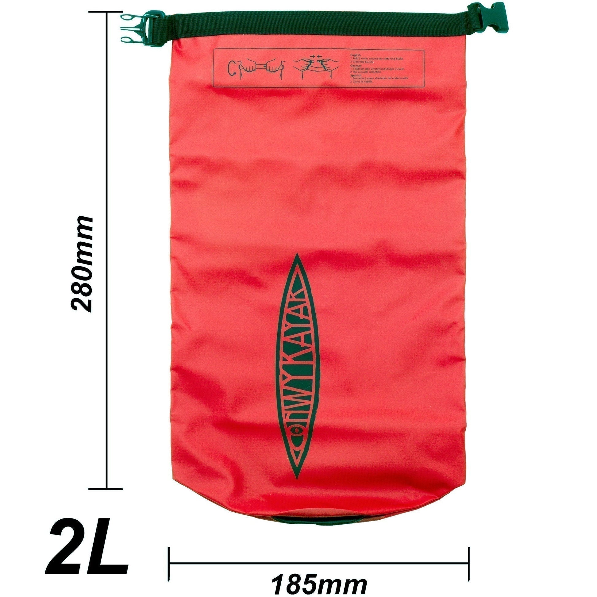 Conwy Kayaks - Heavy Duty Waterproof Dry Bag - 2L Volume | Conwy Kayaks